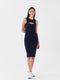 Crew Neck Window Detailed Women's Bodycon Dress
